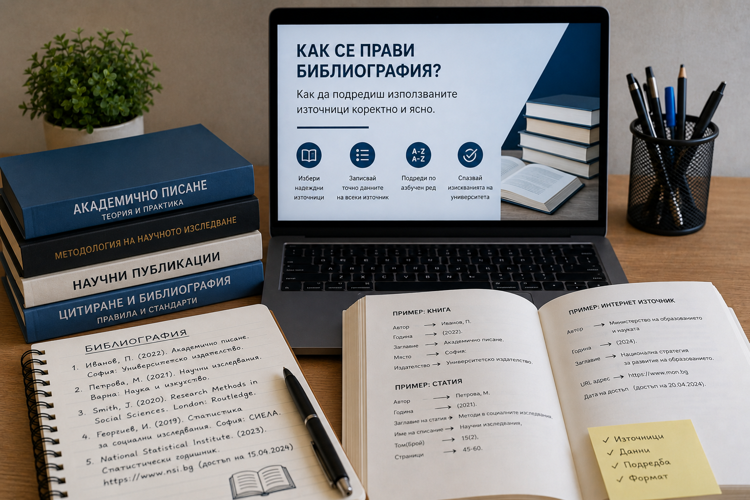 Как се прави библиография?